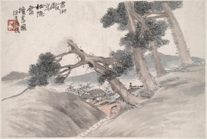 Lendo no Secluded Pine Studio (Song yin an)
