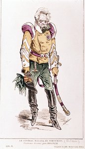 Jacques Offenbach: "La vie parisienne". General Málaga de Porto Rico, disfarce de Draner. 1866.