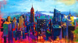 A vibrante cidade de Nova Iorque de Renate Holzner