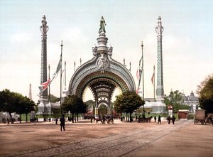 Grande Entrada da Exposição Universal de 1900 em Paris por René Binet.