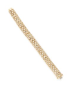 Uma das três pulseiras "Honeycomb", década de 1950