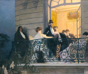 A Varanda (óleo sobre tela)