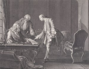 O filho pródigo exigindo sua herança, ca. 1751.