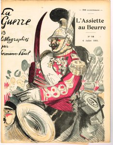 Capa do "The Butter Plate", Satirical in Colors de Rene George Hermann Paul