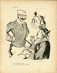 Ilustração de Hermann-Paul (1864-1940) em O Pato Selvagem de Rene George Hermann Paul