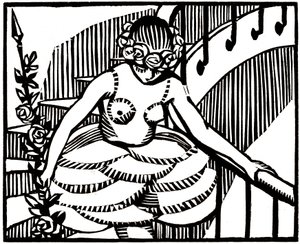 Ilustração para "Mitsou" de Colette de Rene George Hermann Paul