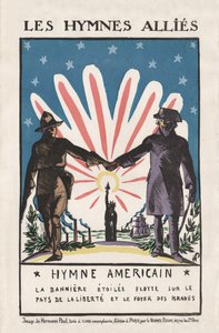 Os hinos aliados, 1917 de Rene George Hermann Paul