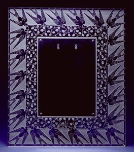 Quadro de Espelho Muguet et Hirondeues (vidro) de Rene Jules Lalique