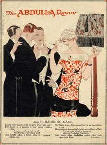 Cigarros Abdulla, década de 1920
