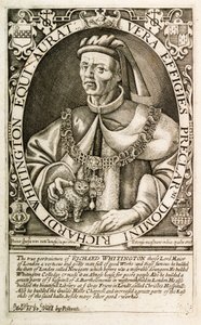 Dick Whittington, Presidente da Câmara de Londres (gravura) de Renold Elstrack