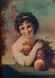 Menina com frutas, c1780, 1910