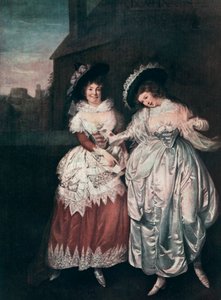 Page e Sra. Ford Reading Falstaffs Love Letters, finais do século XVIII a princípios do século XIX 1912.