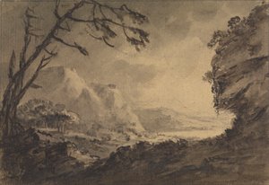 Uma Paisagem Rochosa de Rev. William Gilpin