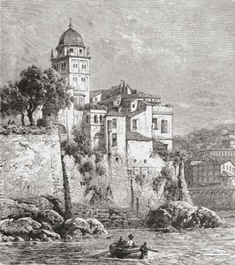 O Arsenal de Génova, no Norte de Itália, no final do século XIX. De Italian Pictures do Rev. Samuel Manning, publicado por volta de 1890. de Reverend Samuel Manning