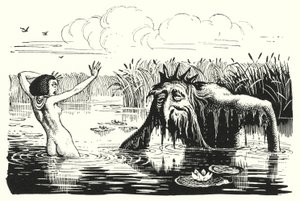 Hans Christian Andersen: A Filha do Rei dos Pântanos (litho)