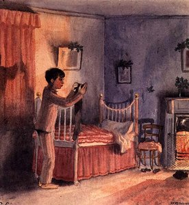 A meia de Natal, c.1921 (aguarela)