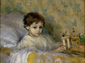 Criança doente (Octavi, filho do artista)