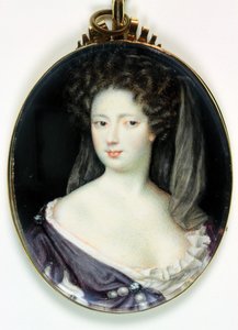 Anne Greville, Condessa de Kingston (aguarela em marfim)