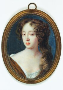 Lady Elizabeth Percy, Condessa de Ogle (aguarela em marfim)