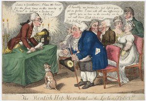 O Comerciante Kentish Hop e o Palestrante sobre Óptica de John Pardon