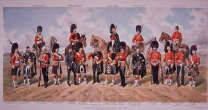 Regimentos escoceses do Exército Britânico em 1895