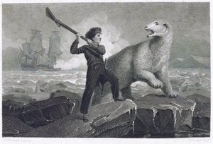 O jovem Horatio Nelson (1758-1805), quando participava numa expedição ao Pólo Norte em 1773, lutou com um urso polar no gelo, enquanto a sua arma estava encravada, tentou repeli-lo dando-lhe um murro com o rabo, porque queria dar uma coa ao seu pai