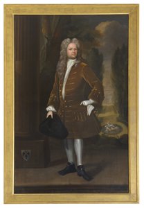 William Stukeley, c.1726 (óleo sobre tela) de Richard (attr. to) Collins