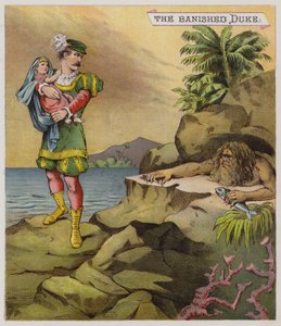 Ilustração para The Tempest (chromolitho) de Richard Andre