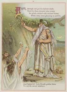 Página de Upstream por Richard Andre, Druidas (cor litho)