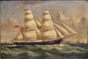 Um Brigantine em Portsmouth