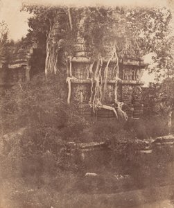 Templo em Hallibeed, Índia, 1856-1857 (foto) de Richard Banner Oakeley