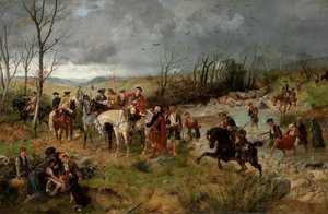 Parada do príncipe Charles Edward nas margens do Nairne, 1878