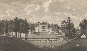 Bradborne, perto de Sevenoke, no condado de Kent, de Edward Hasted, The History and..., 1777-90.