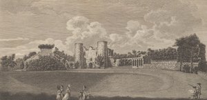 Castelo de Tunbridge no condado de Kent, de Edward Hasted, The History and..., 1777-90.