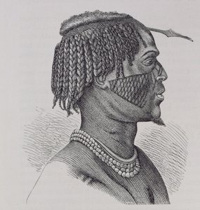 A Zandeh, de &39;A História da Humanidade&39;, Vol.III, do Prof. Friedrich Ratzel, 1898