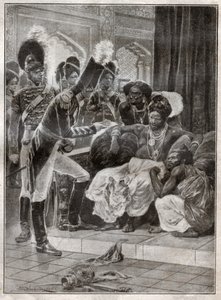Colonialismo no Sri Lanka. (Gravura