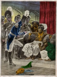 Sri Vikrama Rajasinha, rei de Kandy (Sri Lanka) demitido pelos ingleses em 1815. 1924 (Ilustração)