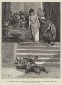 "Cleopatra", de H Rider Haggard (gravura) de Richard Caton II (after) Woodville