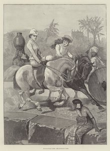 Vida anglo-indiana, o passeio matinal