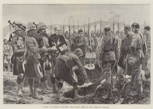 Enterro do general Wauchope, o chefe caído da Brigada das Terras Altas