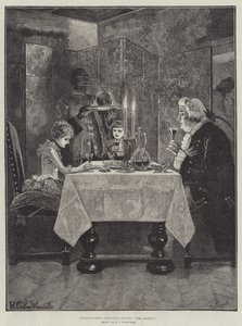 Jantar de Natal do avô, as senhoras!