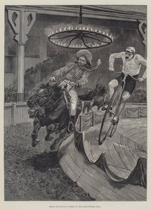 Concurso de Cavalos e Bicicletas no Salão Agrícola