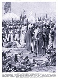 Isaac de Chipre defende antes de Ricahrd I AD1191, 1920