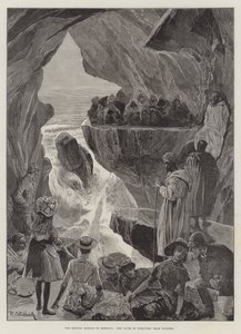 A missão britânica ao Marrocos, as cavernas de Hércules, perto de Tânger