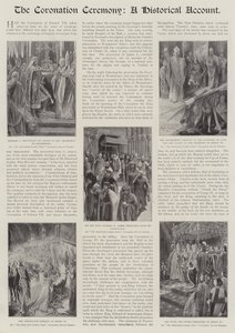 A cerimônia de coroação, uma conta histórica