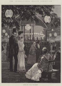 A Exposição Internacional de Saúde, Evening Fete, Música nos Jardins