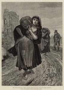 O Estado da Irlanda, Mulheres carregando Seals-Refeições Caseiras do Comitê de Socorro