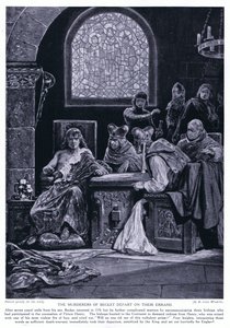 Os assassinos de Becket partem em sua missão, na década de 1920