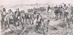 Waterloo 18 de junho de 1815: A velha guarda, ilustração das batalhas britânicas na terra e no mar, 1915