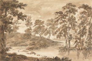Paisagem da floresta de Richard Cooper the Younger